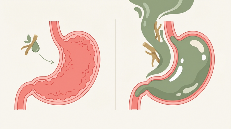 How DGL coats and protects the stomach lining