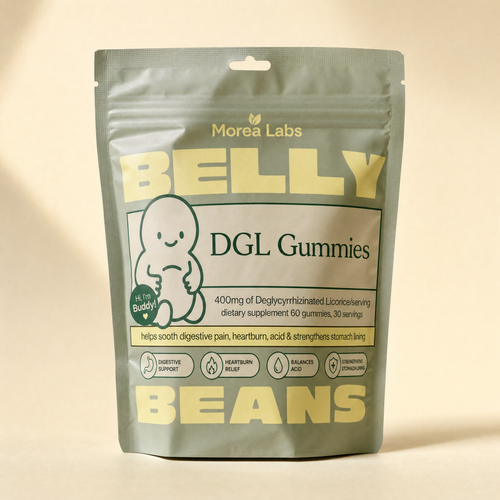 Belly Beans DGL gummies product